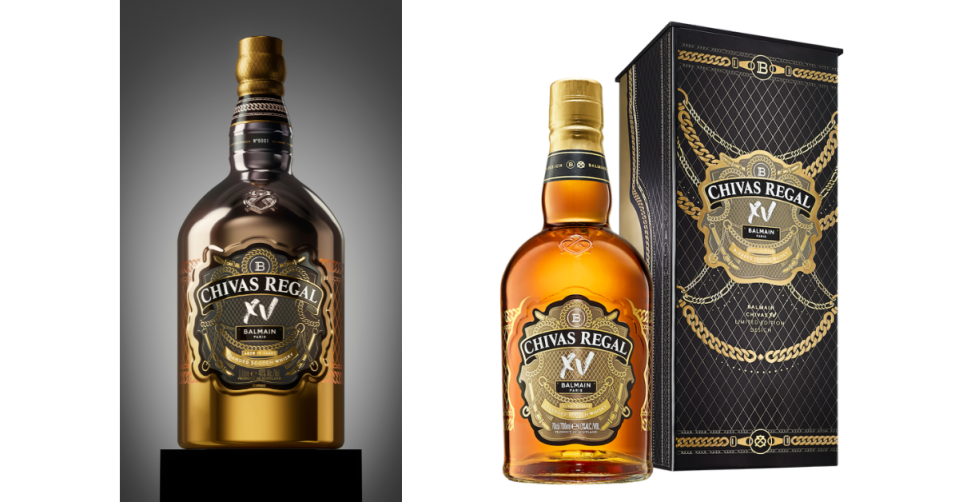 Chivas XV Joins the Balmain Army for an Exclusive Drop of Scotch Whisky