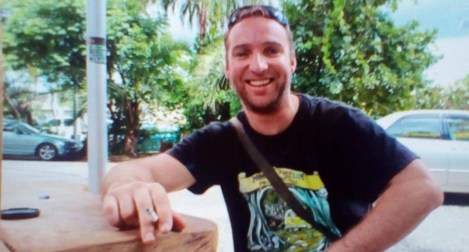 Damien Roadley, 38, left for an overnight camping trip at the top of Blue Knob Mountain near Nimbin in NSW’s far north last Wednesday but hasn’t been heard from since. Source: NSW Police