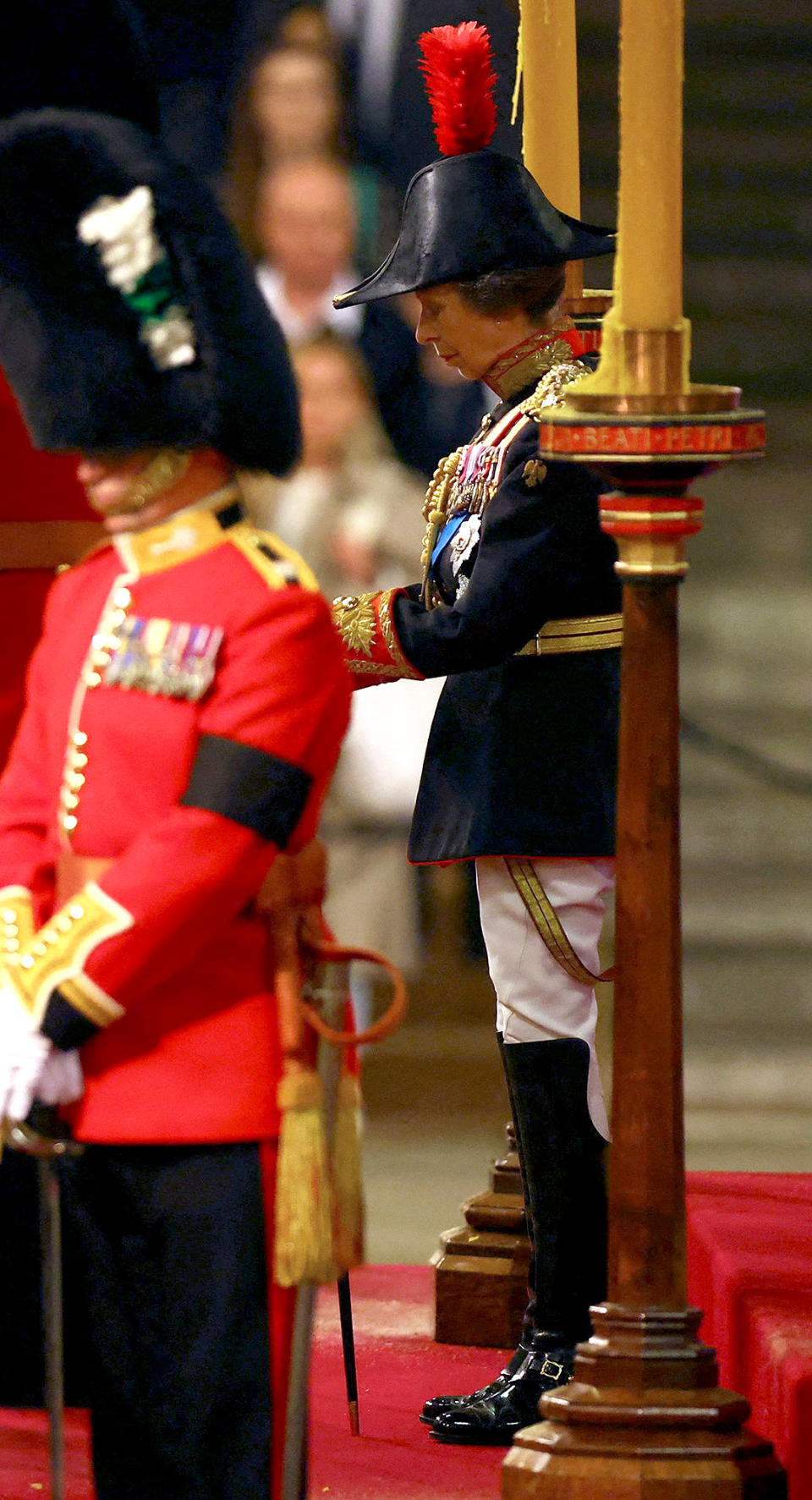 Every Emotional Photo of the Queen's Children Guarding Her Coffin