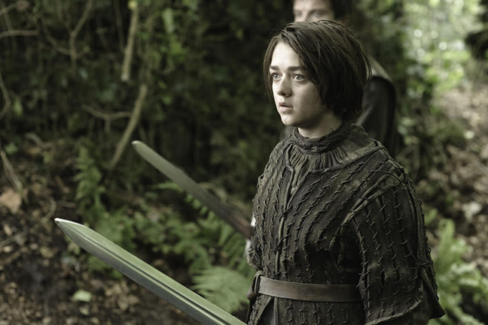 Maisie Williams in the "Game of Thrones" Season 3 episode, "Dark Wings, Dark Words."