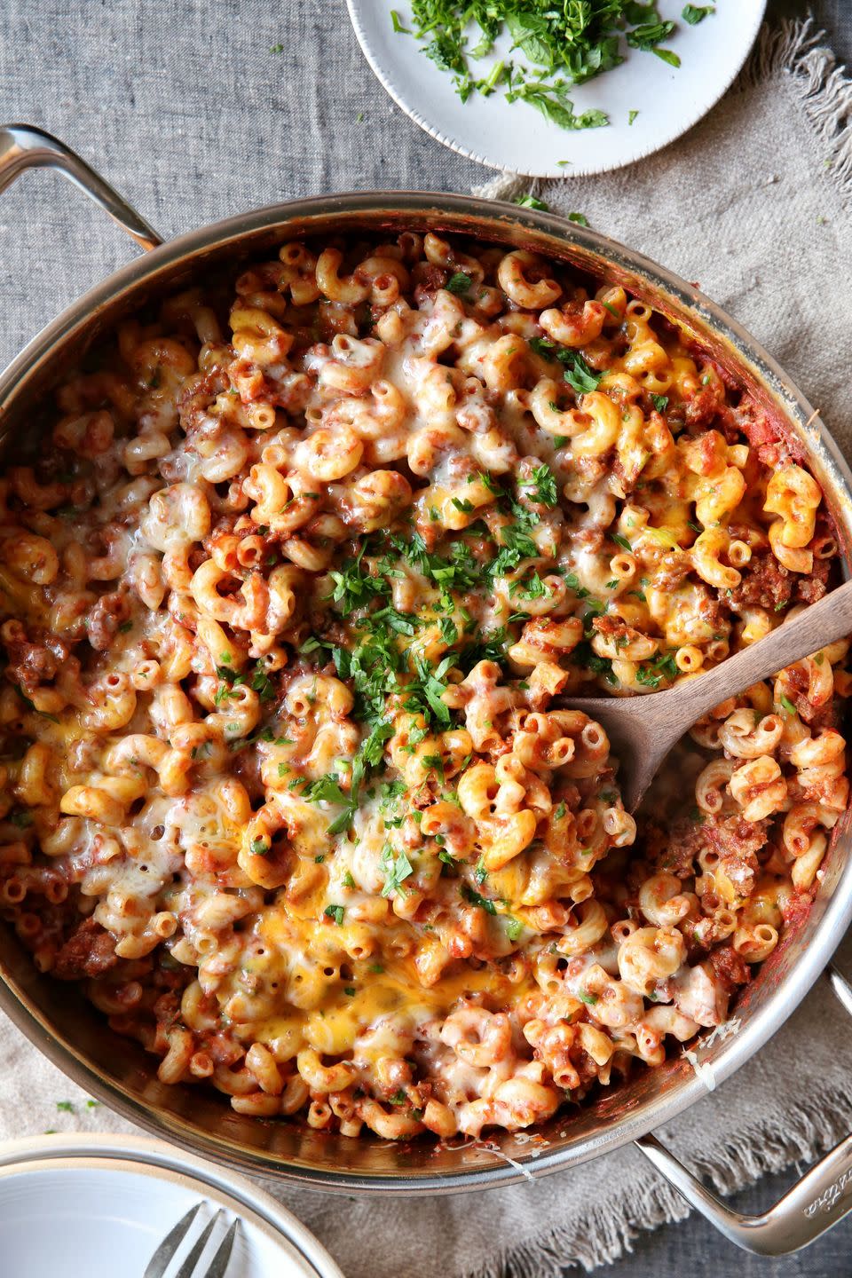 Skillet Cheeseburger Mac and Cheese