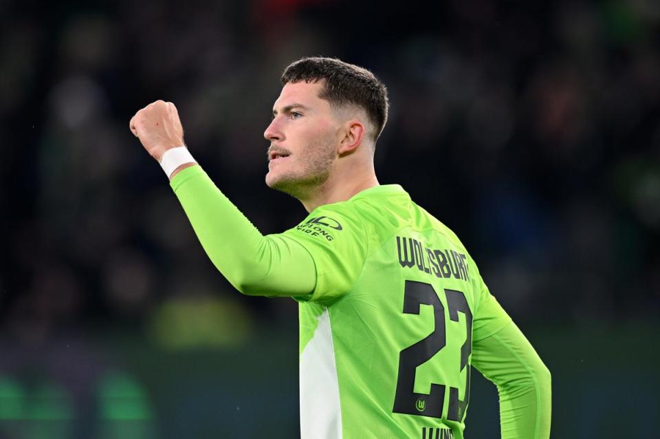 Firepower: Fulham are keen on Wolfsburg forward Jonas Wind (Getty Images)