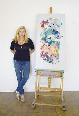 Studio Kroner hosts an opening reception Thursday for a solo exhibition from abstract expressionist Jolie Harris (pictured). The exhibition runs through July 27.