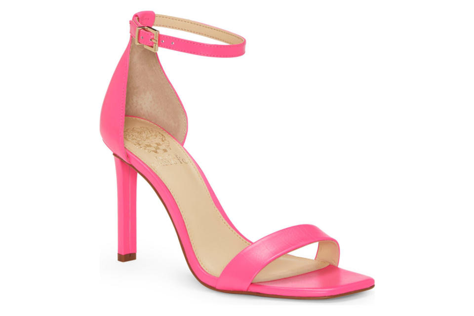 vince camuto, sandals, pink
