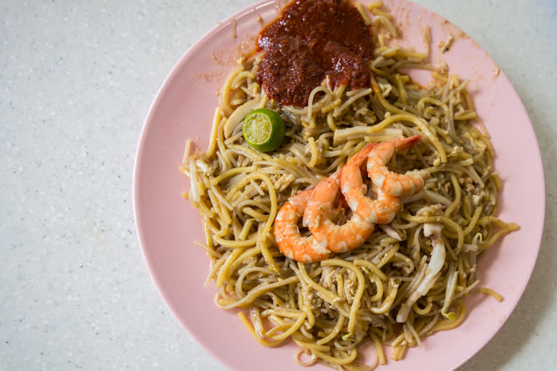 Hong-Heng-Fried-Sotong-Prawn-Mee-6 Hong Heng Fried Sotong Prawn Noodle: Hokkien Mee With Strong Wok Hei Is Certainly Worthy Of Its Michelin Bib Gourmand Awards In 2016 & 2017