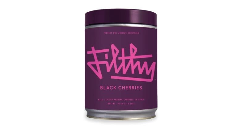 Filthy Black Amarena Cocktail Cherries