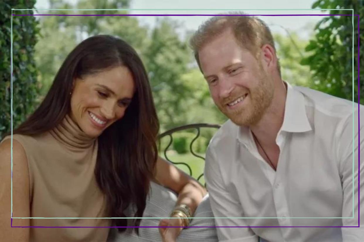  Prince Harry and Meghan Markle. 