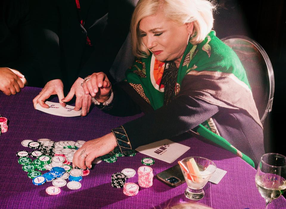 “The forcefield that's around the poker table,” says Just, makes it hard for women “just to go sit in the goddamn seat.”<span class="copyright">Tonje Thilesen for TIME</span>