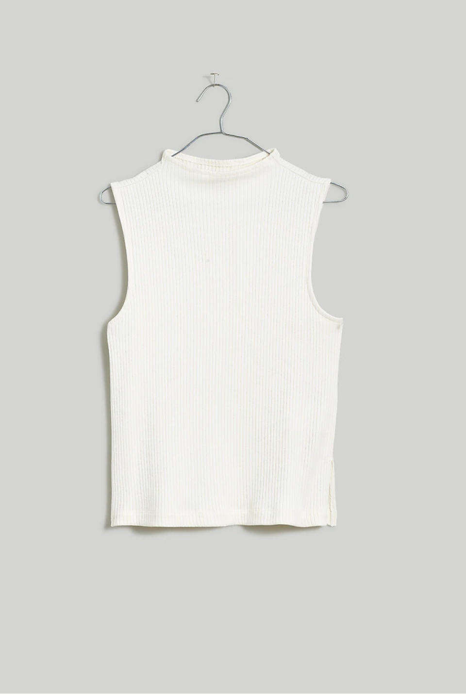 Madewell Side-Slit Mockneck Tank 