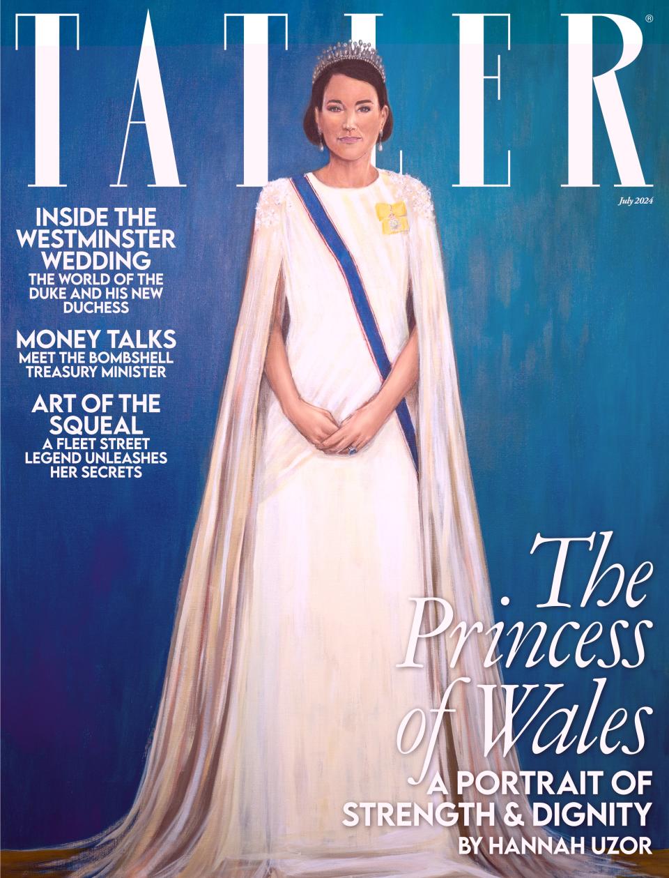 Kate Middleton’s new portrait features on the cover of Tatler magazine (Hannah Uzor/Tatler/PA Wire)