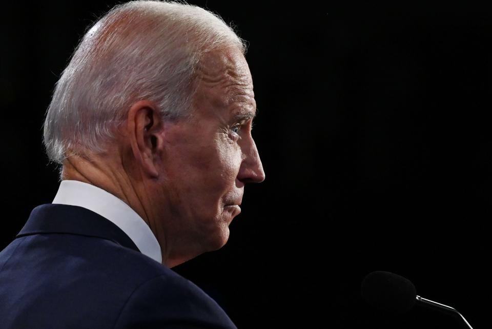 Joe Biden's first task was to 'show up' (Getty)