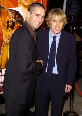 Luke Wilson and Owen Wilson at the LA premiere of Warner Bros.' Starsky & Hutch