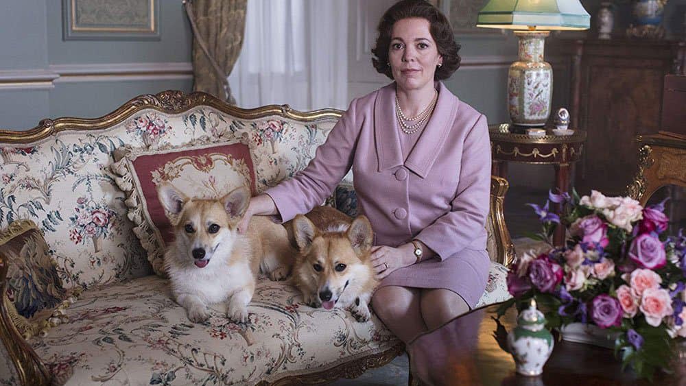 Olivia Colman dans le le rôle d'Elizabeth II dans 