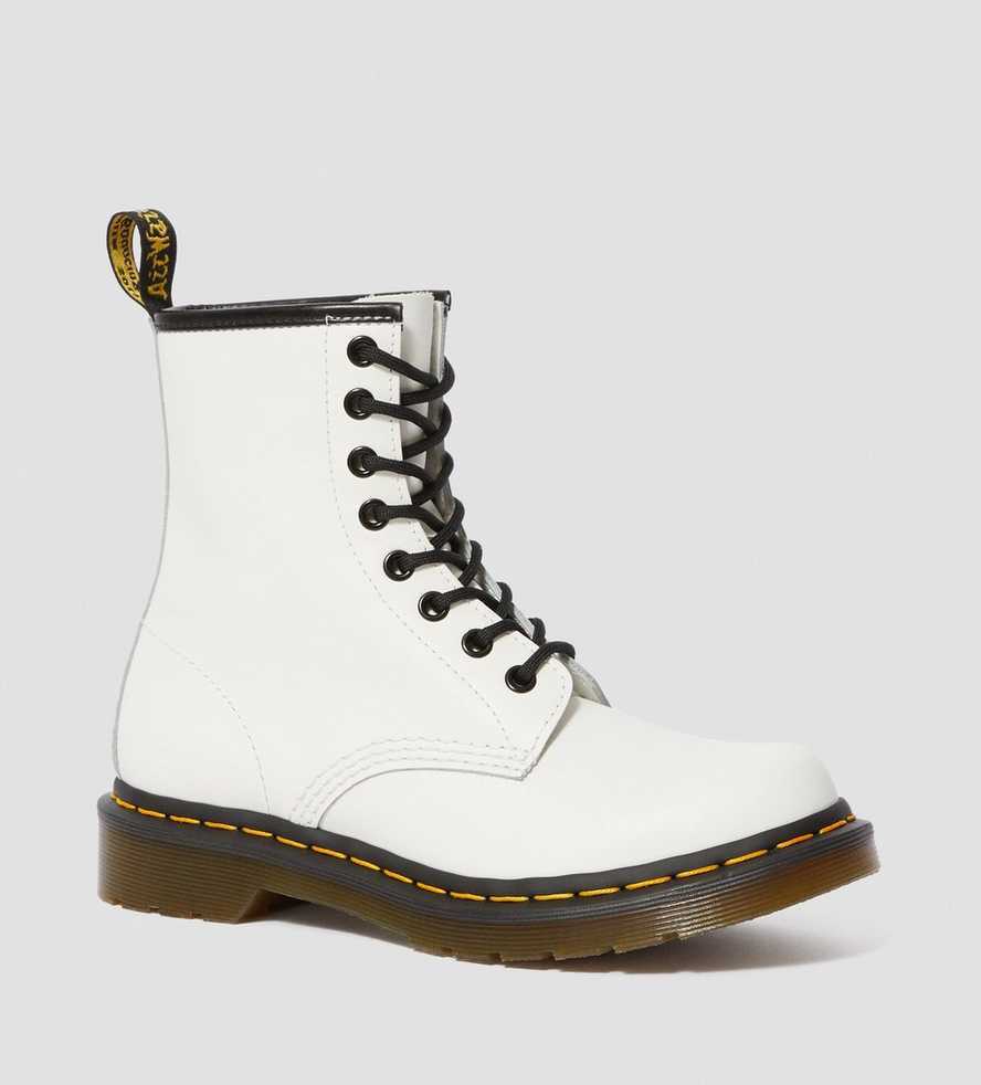 1460 Women’s Smooth Leather Lace Up Boots. Image via Dr. Martens.