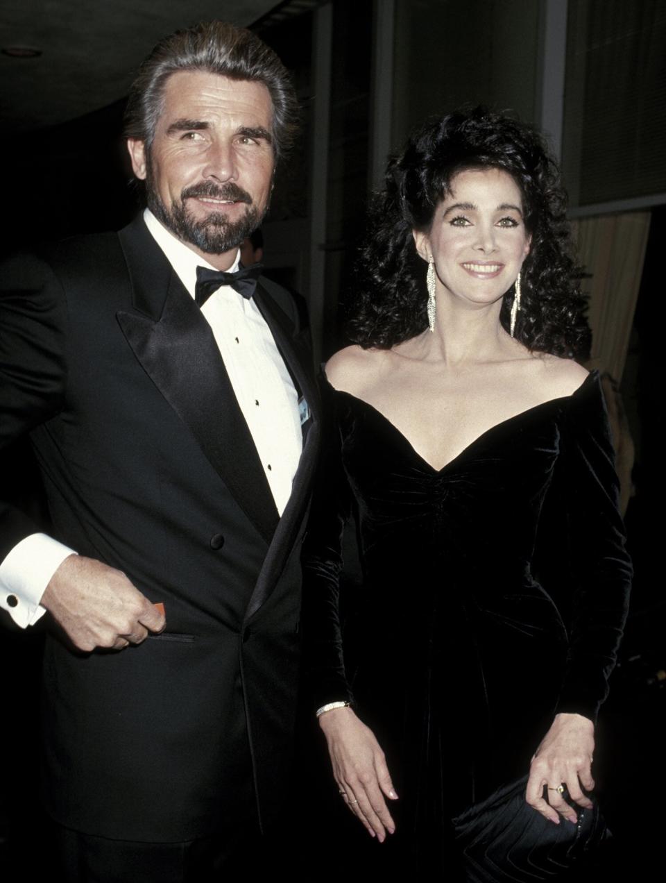 James Brolin and Connie Sellecca during The 44th Annual Golden Globe Awards