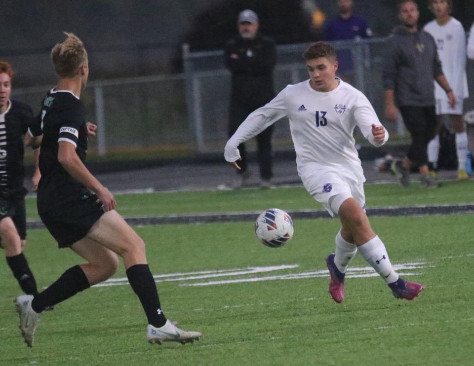 Lexington's Dylan George scored two goals in the Minutemen's 5-0 win over Clear Fork on Wednesday night.