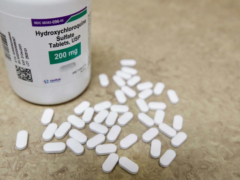 The drug hydroxychloroquine is displayed at the Rock Canyon Pharmacy in Provo, Utah: REUTERS