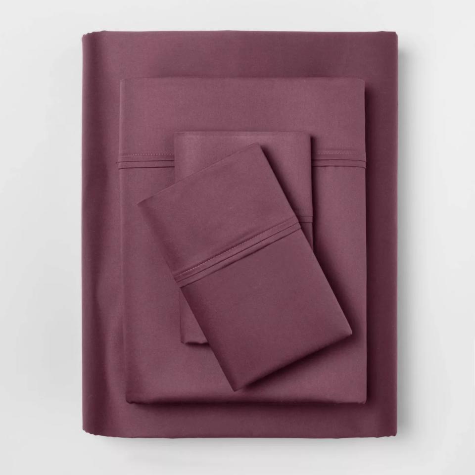 Threshold 400 Thread Count Solid Performance Sheet Set