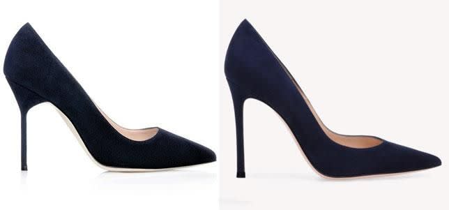 Meghan's pair were Manolo Blahnik, retailing for $877, while Kate wore an $874 pair of Gianvito Rossi stilettos.