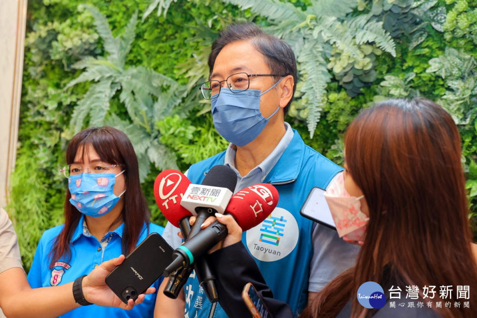 國民黨桃園市長候選人張善政。