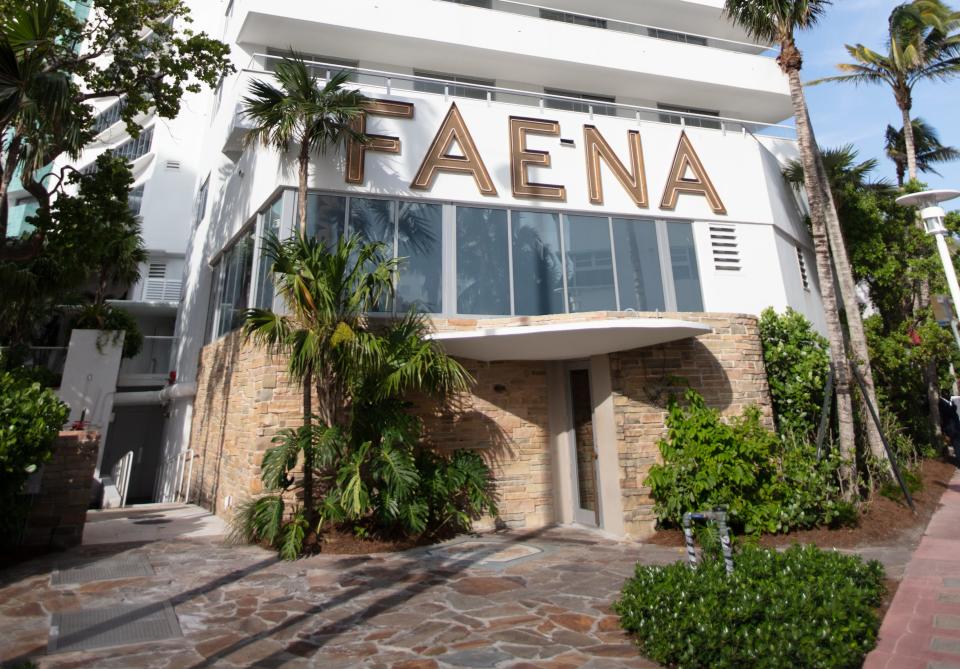 The Faena Hotel, which has "amazing views and an amazing restaurant,' will play host to Taylor's own wedding later this year.