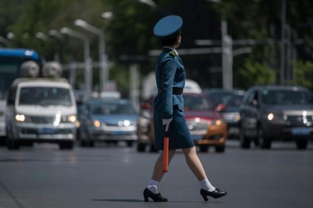 Driven to distraction: Pyongyang's 'traffic ladies