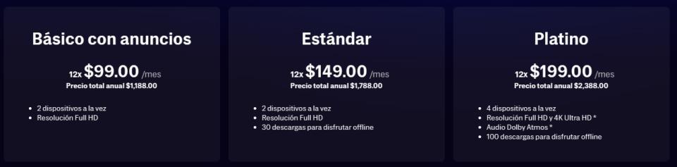 Precios de Max al 8 de mayor de 2024