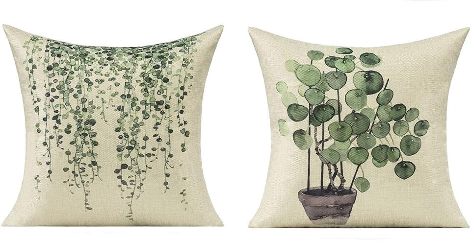 Get some succulent pillow cases to match your actual succulents on your patio this Prime Day.