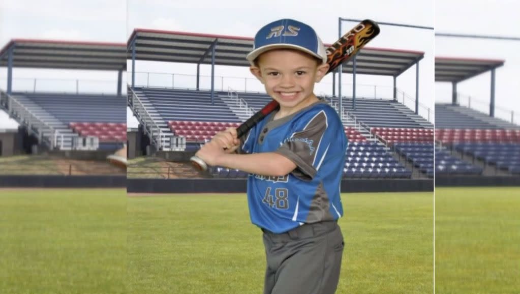 Brantley Chandler, 6, died unexpectedly from a heart attack after posing for his final baseball photo. (Photo: WCTV)