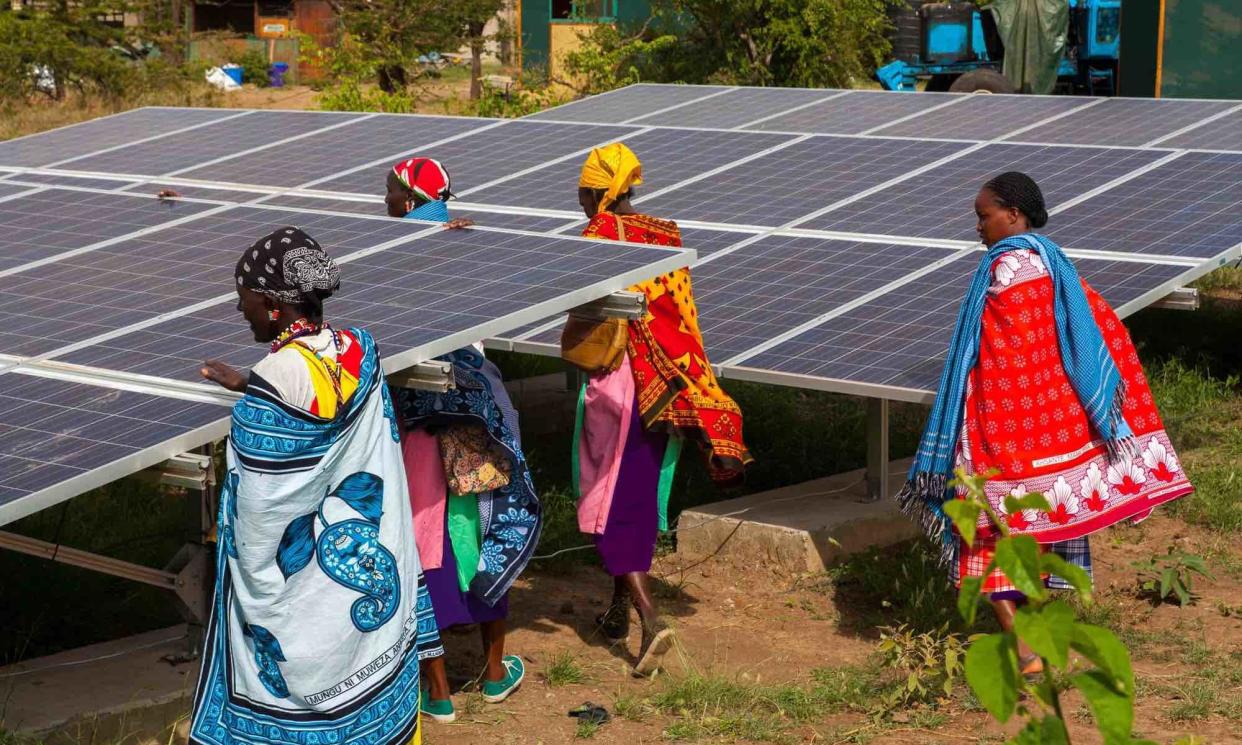 <span>The renewable energy sector is expected to generate about 70% of the projected jobs, with 1.7m of those in solar power.</span><span>Photograph: UN /RES4Africa</span>