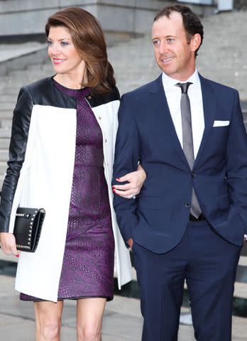 <p>Sam Deitch/BFA/Shutterstock</p> Norah O'Donnell and Geoff Tracy at the 2014 Vanity Fair Tribeca Film Festival Party.