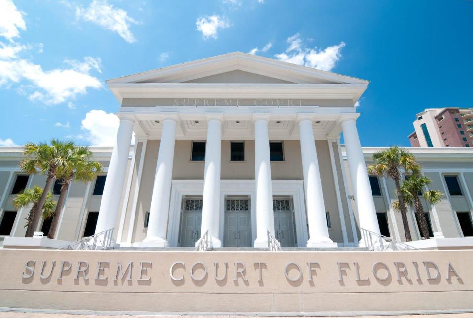 The exterior of the Florida Supreme Court in Tallahassee. Directorspence, Getty Images/Stock Photo