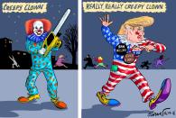 OCT 12: UK’S CLOWN ATTACKS THREATEN TO SPREAD TO AMERICA…