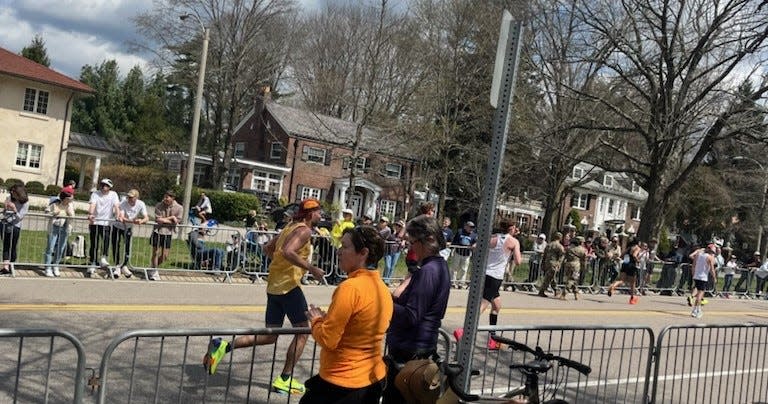 Joe Jinks, seen running here, is one of four runners in the 2024 Boston Marathon who came from Chillicothe.