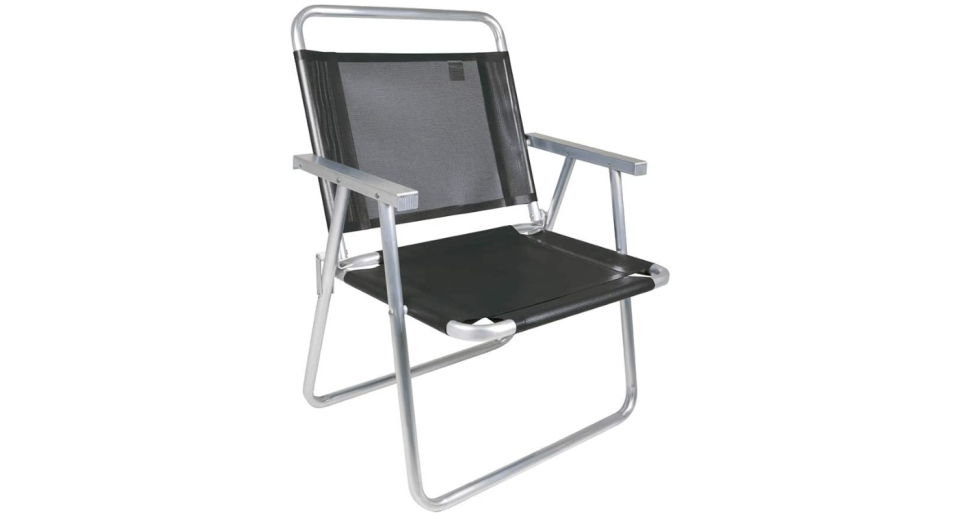 Cadeira Oversize Alum&#xed;nio Preta Mor. Foto: Divulga&#xe7;&#xe3;o/Amazon