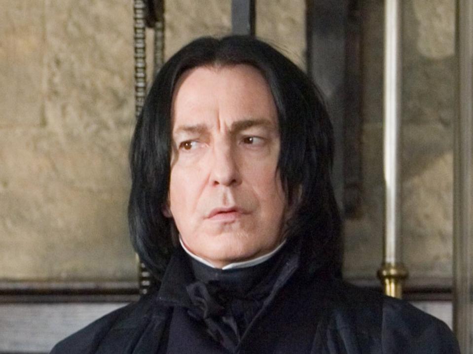 Alan Rickman as Severus Snape (Warner Bros)