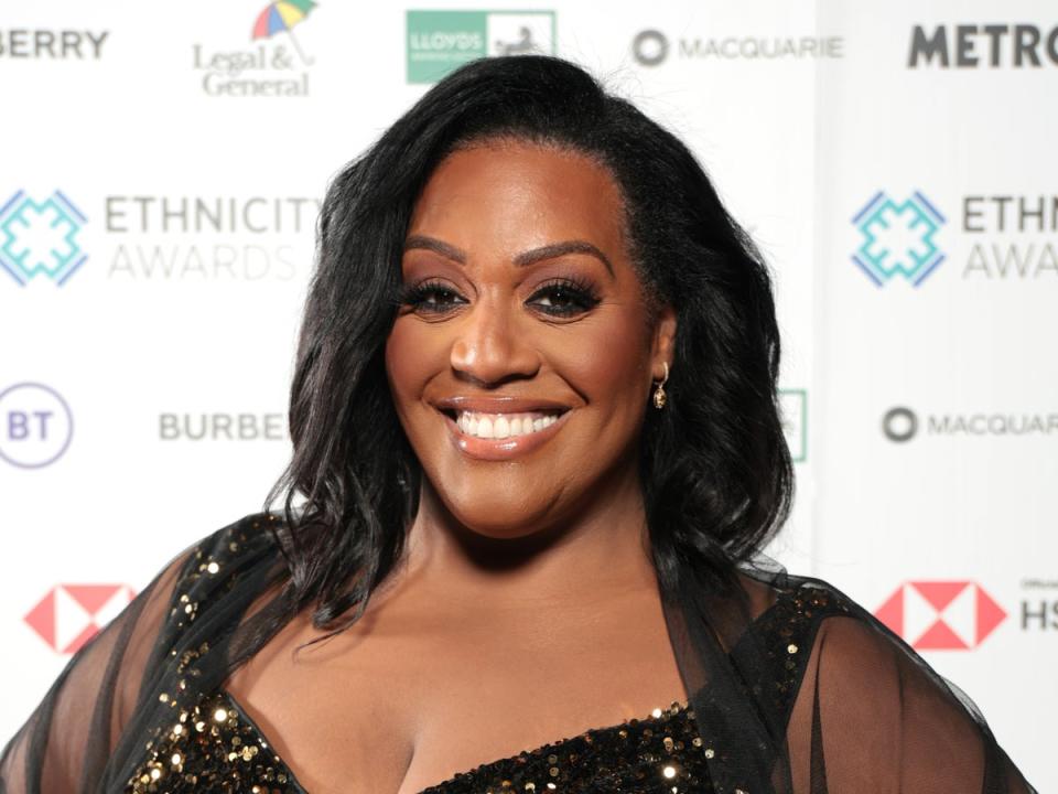 Alison Hammond shut down rumours that she is engaged to her boyfriend Ben Hawkins (Getty Images)