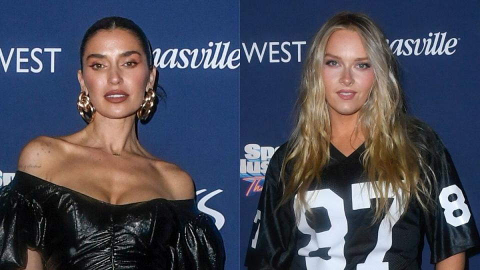 Nicole Williams English and Camille Kostek.<p>Mindy Small/Getty Images</p>