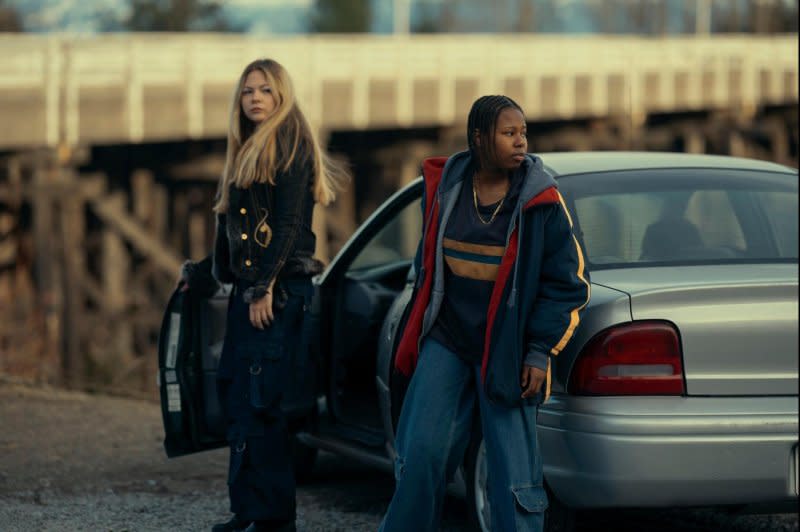 Chloe Guidry (L) and Aiyana Goodfellow star in "Under the Bridge." Photo courtesy of Hulu