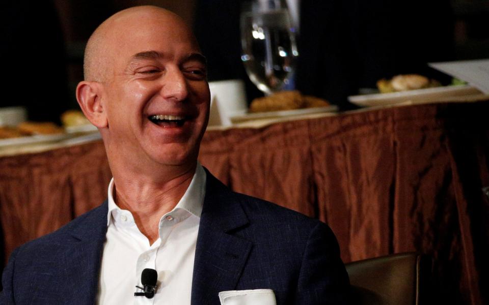 Jeff Bezos is now valued at around $171.6 billion, according to the Bloomberg Billionaires Index - BRENDAN MCDERMID /Reuters