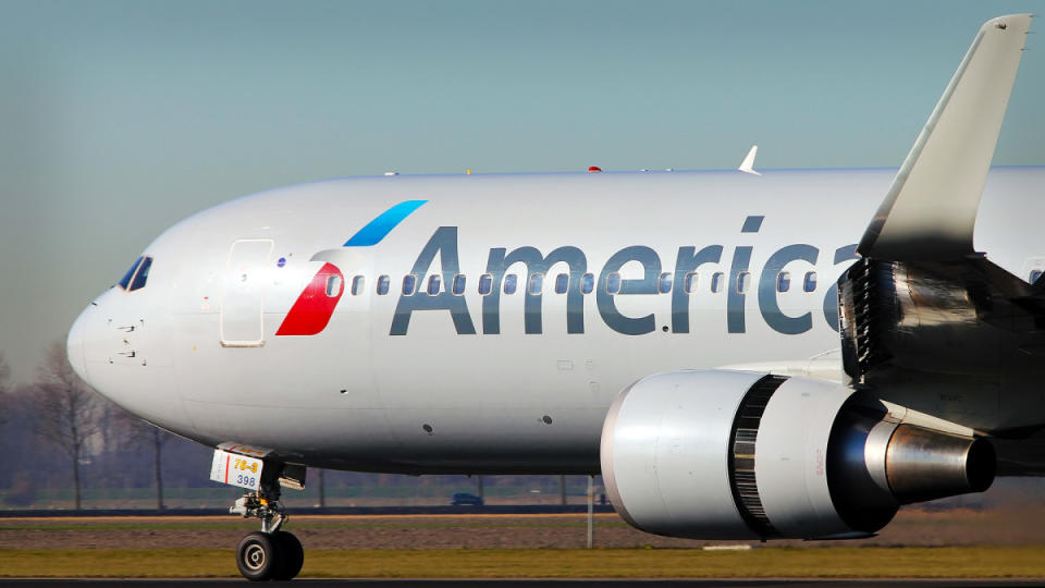 An American Airlines plane is seen on an airport tarmac.<p>Shutterstock</p>