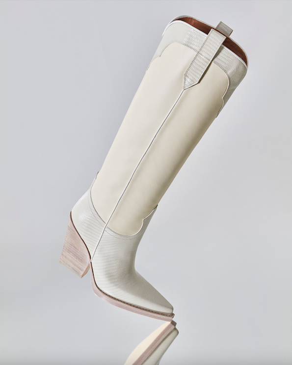 The El Dorado boot from the Paris Texas debut bridal collection.