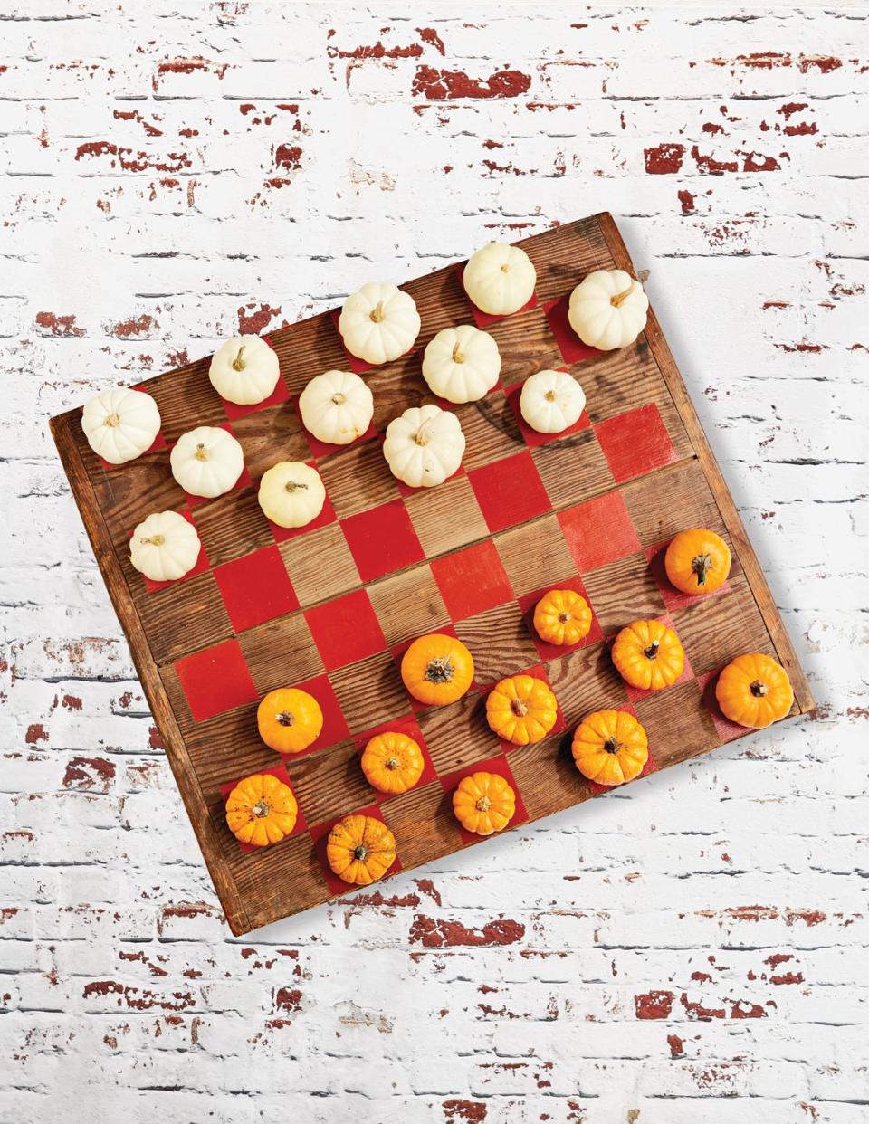 Pumpkin Checkers