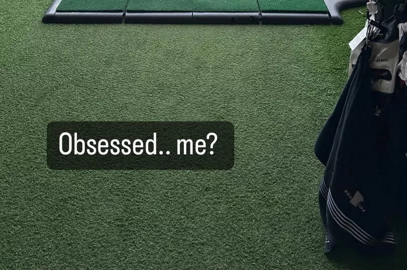 Gethin returned to the golf range -Credit:Gethin Jones/Instagram