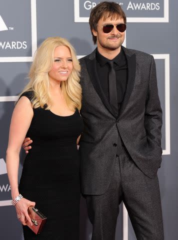 <p>Jason Merritt/Getty</p> Eric Church and Katherine Church at the Grammy Awards in 2012.