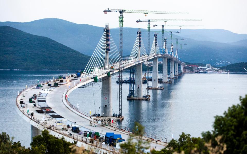 The bridge is set to open next June - AP