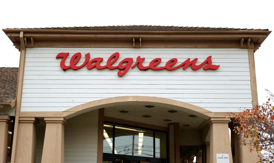 An exterior view of a Walgreens store on January 06, 2022 in Mill Valley, California.