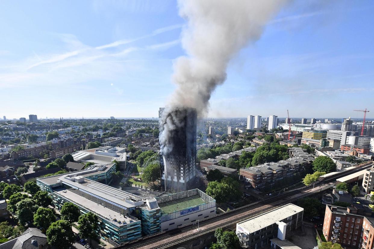 The fire broke out early in the morning of Wednesday, June 14: Getty Images