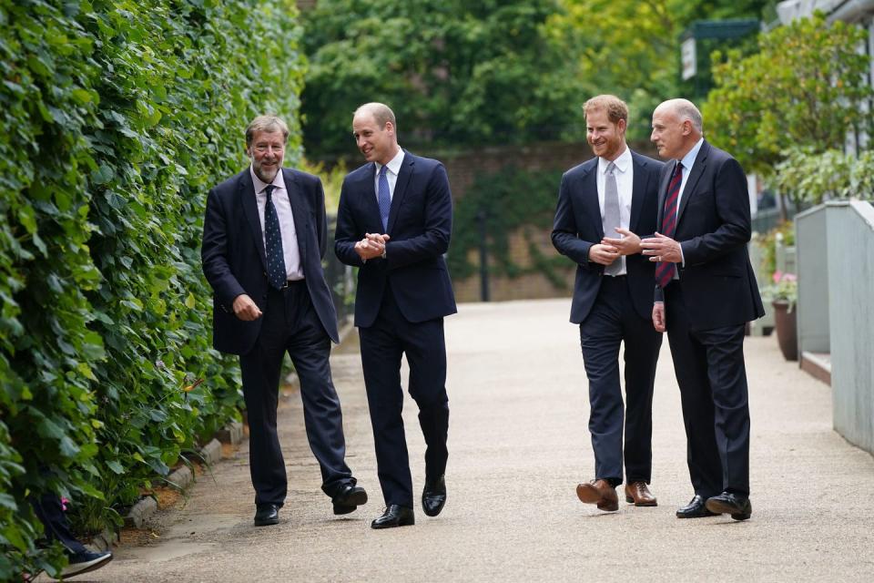 All the Photos of Prince Harry and Prince William at Princess Diana's Statue Unveiling