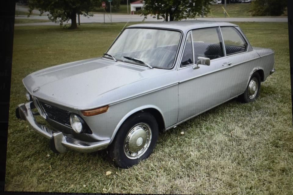 The same 1969 BMW, minus the patina of grime, after a good scrubbing.